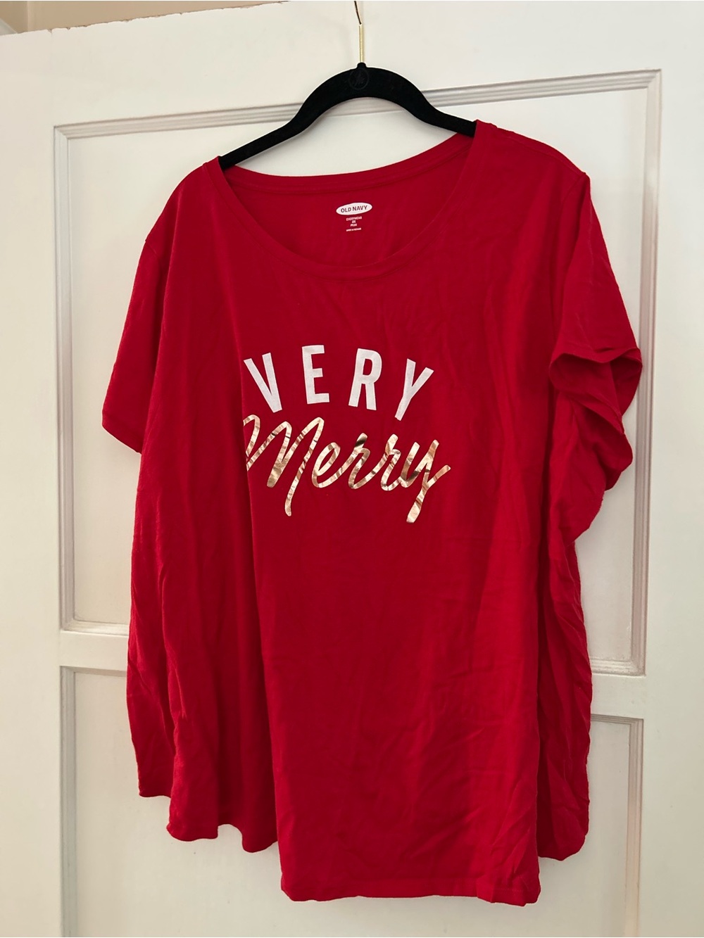 Old Navy holiday tee, 2X